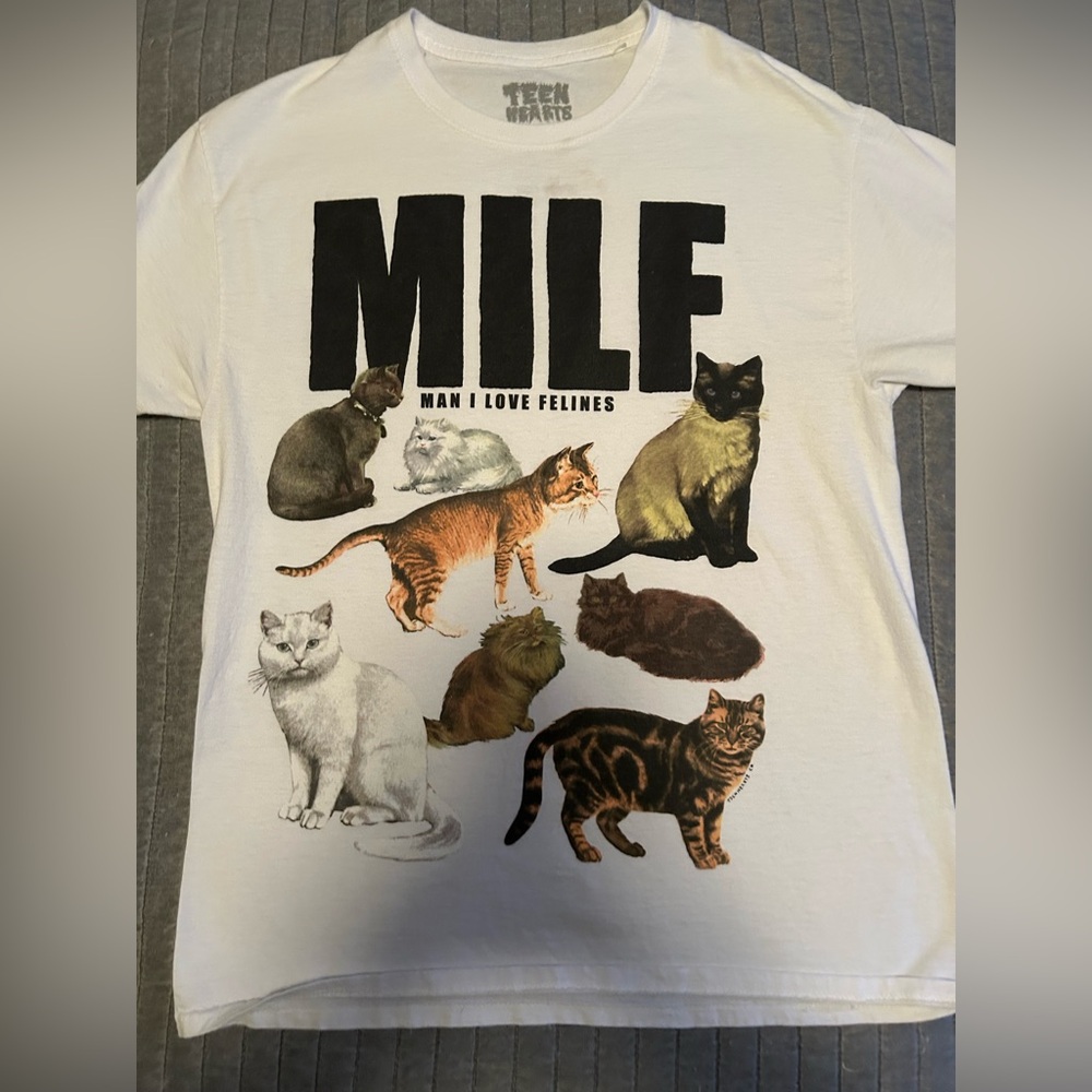 MILF Cat Graphic T-Shirt